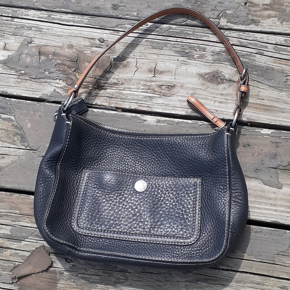 FIRM Coach Chelsea Black Pebble Leather Purse - Picture 3 of 8